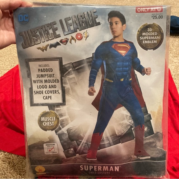 Rubie's Other - Rubie's DC Justice League Superman Costume NIP Size M 8-10